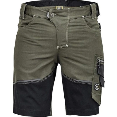Afbeelding van Cerva Neurum Classic korte werkbroek/short dark olive maat 64