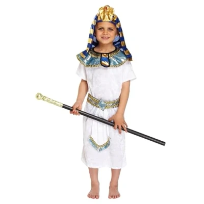 Afbeelding van Egyptisch Pharao kinderkostuum 7 9 jaar medium