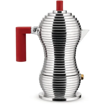 Afbeelding van Alessi Percolator Pulcina MDL02/1 R Rood 1 kops door Michele De Lucchi