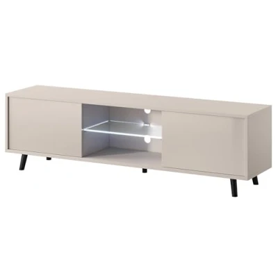 Afbeelding van Selsey TV kast, grijs, 140 cm