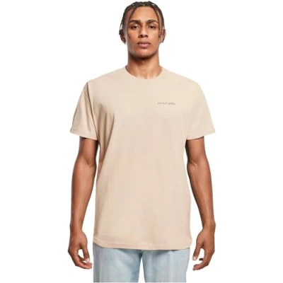 Afbeelding van Mister Tee Dystopia Tshirt print, Heren, Maat: Large, Sand