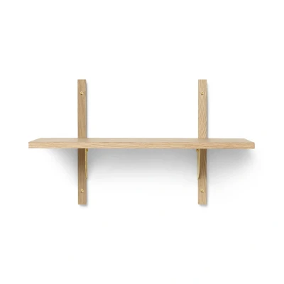 Afbeelding van Ferm Living Sector plank S/S Eiken messing