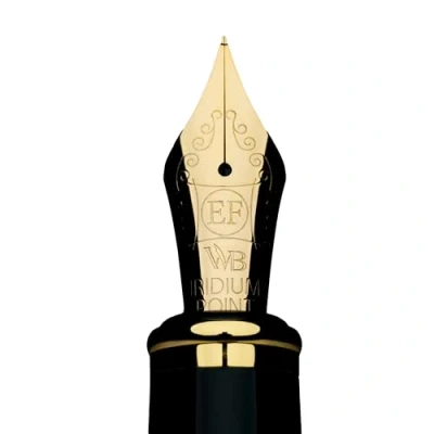 Afbeelding van Wordsworth &amp; Black Majesti SPARE NIB Extra Fijne Penpunt Goud 1pc papieren doos verpakking