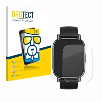Afbeelding van BROTECT Glas Screen Protector voor Xiaomi Redmi Watch 5 Lite Schermbeschermer [9H Hardheid, Beschermglas Folie niet Gehard Glas]