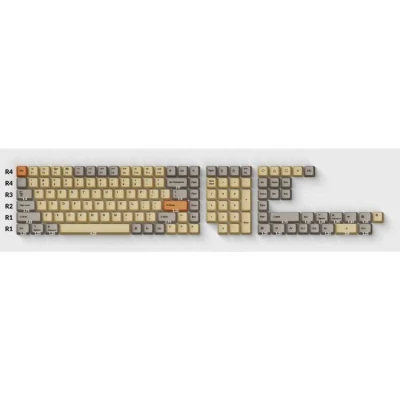 Afbeelding van Keychron OEM Dye Sub PBT Full Keycap Set Wheat Grey keycaps 137 Stuks, US Layout (ANSI)