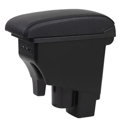Afbeelding van Armsteunen voor Fit Jazz 2002 2007 USB Charging Auto Interieur Middenconsole Armsteun Opbergdoos