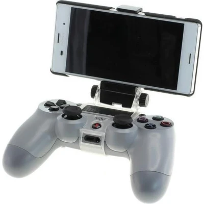 Afbeelding van Smartphone houder voor PS4 controller met laadkabel