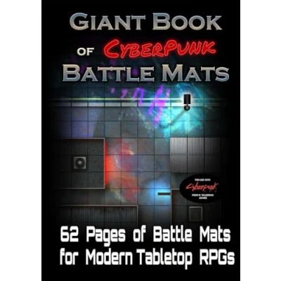Afbeelding van Giant Book of Battle Mats CyberPunk