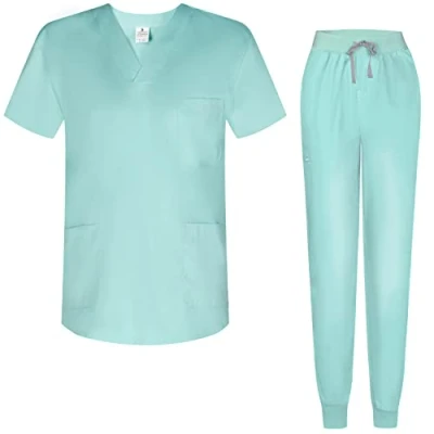Afbeelding van MISEMIYA Sanitaire pyjamasets, uniseks, medische uniformen 817 8316, Turkoois, XXL