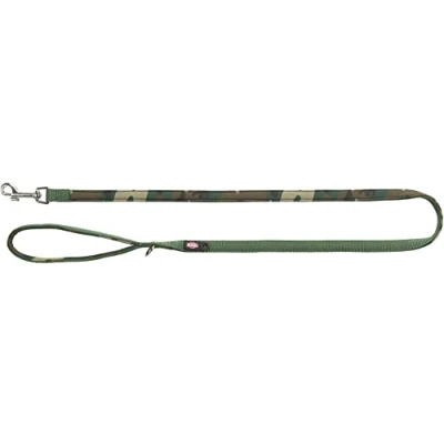 Afbeelding van Trixie Hondenriem Mimetico Premium Met Neopreen Camouflage Bosgroen XS S 120X1,5 CM (410341)
