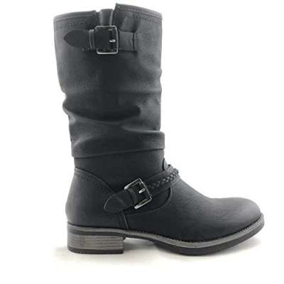 Afbeelding van Rieker Dames 98860 hoge laarzen, Zwart, 40.5 EU