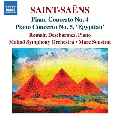 Afbeelding van Malmö Symphony Orchestra, Marc Soustrot Saint Saëns: Piano Concertos Nos. 4 And 5 &#039;Egyptian&#039; (CD)