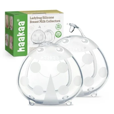 Afbeelding van haakaa Lieveheersbeestje Melk Collector (1.5 oz/40 ml, 2 stuks)