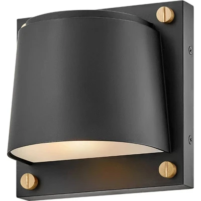 Afbeelding van Hinkley LED Wand Buitenlamp Scout 8W 3000K 560Lm 30 IP44 Dimbaar Black