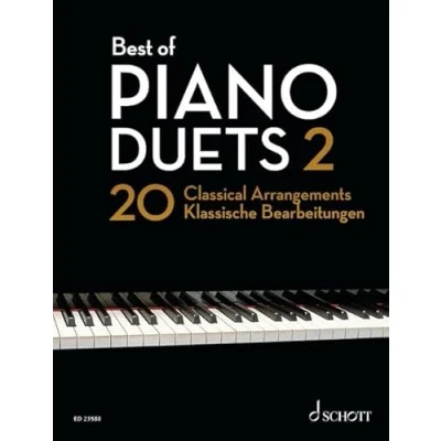 Afbeelding van Best of piano Duets 2: 20 Classical Arrangements. (4 hands).
