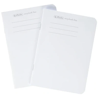 Afbeelding van Herlitz 50033812 navulling voor notitieboekje flex, A6, 2 x 40 vellen gestippeld, 1 stuk, wit