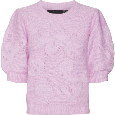 Afbeelding van Vero Moda Vmaire 2/4 O Neck Pullover Fuchsia Pink ROSE S