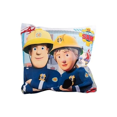 Afbeelding van United Labels Brandweerman Sam kussen brandweer pluche sierkussen hoofdkussen 30 x cm