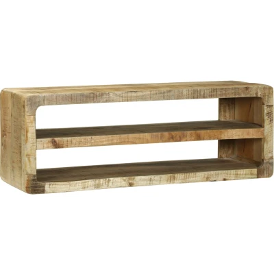 Afbeelding van vidaXL TV kast 100x32x36 cm Massief hout Mango