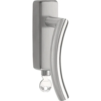 Afbeelding van Formani Draaikiepgarnituur BASICS LB4 DKLOCK O afsluitbaar rechtsdraaiend mat RVS