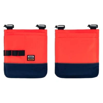 Afbeelding van Tricorp 653004 Swing Pockets High Vis Bicolor Fluo Rood/Inkt
