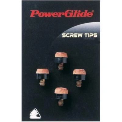 Afbeelding van Powerglide Keu schroeftips 10 Mm Staal/kurk Zwart 4 Stuks