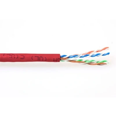 Afbeelding van ACT CAT6 U/UTP PVC soepel patch rood 305 m