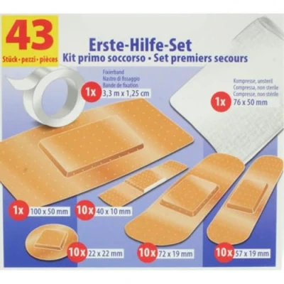 Afbeelding van Pleister set Pleisterset 43 stuks Wondpleister