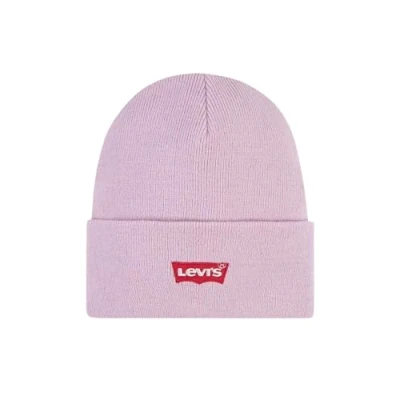 Afbeelding van Levi&#039;s LAN CORE Batwing Beanie Unisex Muts voor kinderen, Maat: One Size, Lotus