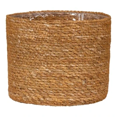 Afbeelding van Scheurich Zeegras 26, mand /plantenbak/mandpot van zeegras, kleur: groef, 26 cm diameter, 23,5 hoog, 13,1 l volume.