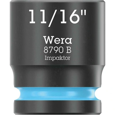 Afbeelding van Wera 8790 B Impaktor dop met 3/8&quot; aandrijving, 11/16&quot; x 30 mm 05005521001