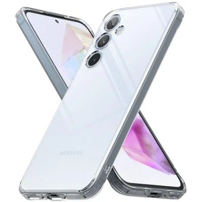 Afbeelding van Ringke Fusion Compatibel met Samsung A35 5G Case, Transparant Schokbestendig Bumper Hoesje voor Galaxy Clear