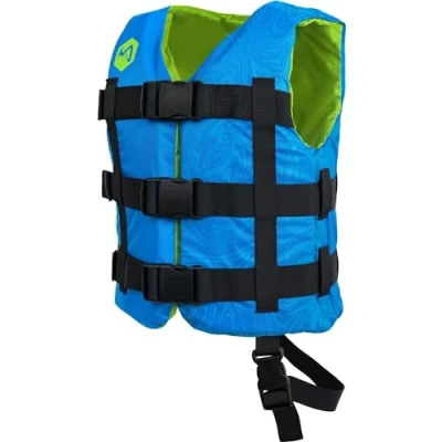 Afbeelding van Mesle Zwemvest Kinderen H210 Junior Met Kruisband, 25 40 Kg, Drijfvest Voor Meisjes &amp; Jongens, Lichtgewicht 50N 6 10 Jaar, Impact Vest Kind SUP, Kajak