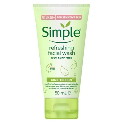 Afbeelding van Simple Respetuosos Con La Piel Gel Limpiador Facial Refrescant (50 ml)