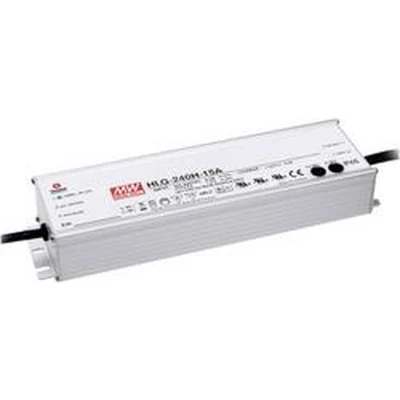 Afbeelding van Mean Well HLG 240H 36A LED driver, transformator Constante spanning, stroomsterkte 241 W 6.7 A 36 V/DC PFC schakeling, Overbelastingsbescherming,