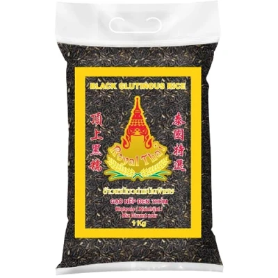 Afbeelding van ROYAL THAI RICE Zwarte kleefrijst (1 X 1 KG)