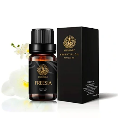 Afbeelding van Freesia etherische olie voor diffuser, therapeutische kwaliteit geurende olie, 100% pure aromatherapie geur luchtbevochtiger, massage 0.33oz 10ml