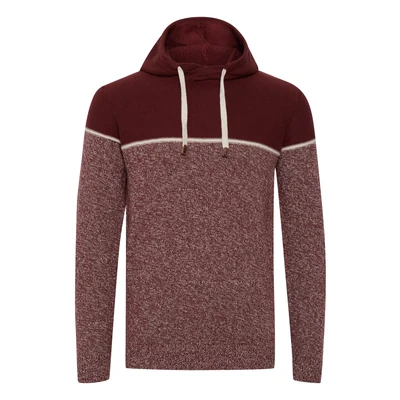 Afbeelding van Indicode Jeans Idlynde Hoodie, Heren, Maat: Small, Bordeaux