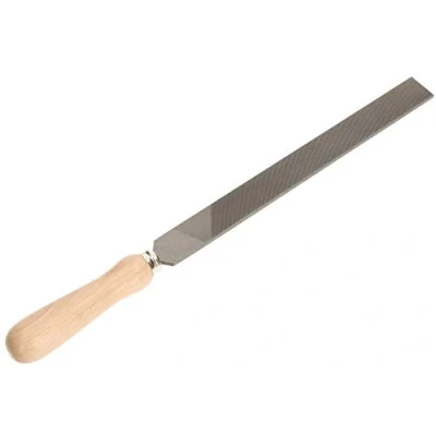 Afbeelding van KOTARBAU® Werkplaatsvijl, plat, lengte: 300 mm, hf 2 (medium), handvijl, platte vijl, metaalvijl voor metaalverwerking