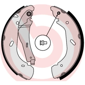 Afbeelding van Brembo Remschoen set S 56 513