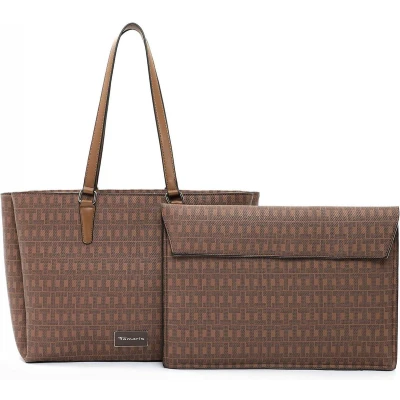 Afbeelding van Tamaris Schoudertas Business tas Jody Businesstasche Cappuccino Lichtbruin