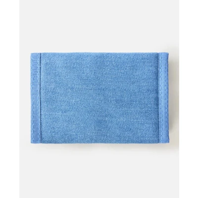 Afbeelding van Rip Curl Distressed Denim Wallet Mid Blue