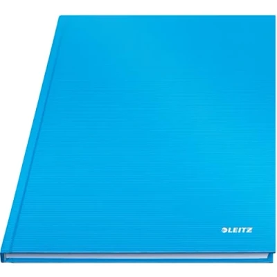 Afbeelding van Leitz Hard Covered notitieboek, vierkant, 90 g/m² Ivoorpapier, massief bereik, 46640001, 80 vellen Vierkant A4 Rood