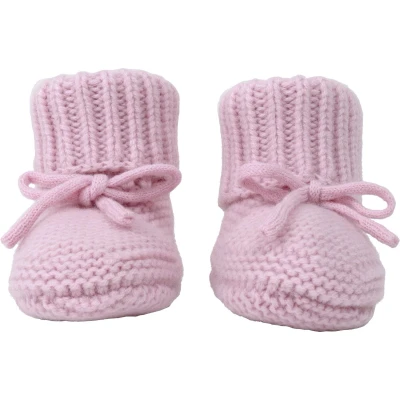 Afbeelding van Lodger Babysloffen Slipper Folklore Merino Wool Tan 0 6mnd