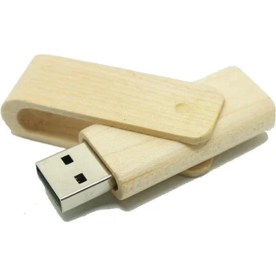 Afbeelding van Bamboe Uitklap Model USB stick 16 GB