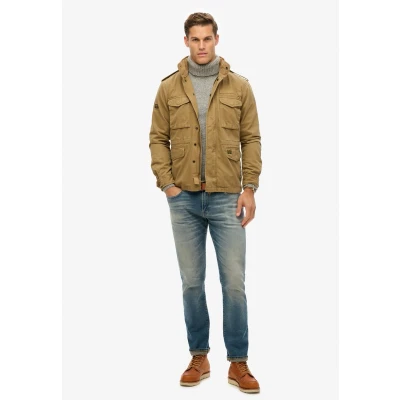 Afbeelding van Superdry Rookie Field Lichte jas, Heren, Maat: Medium, Sandstone brown