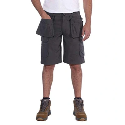 Afbeelding van Carhartt Heren Rugged Flex Relaxed Fit Ripstop Cargo Multi Pkt Work Utility Shorts, shadow, 36W