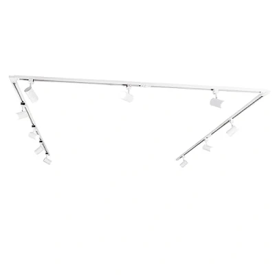 Afbeelding van QAZQA Smart 1 fase railsysteem met 10 spots wit incl. Wifi GU10