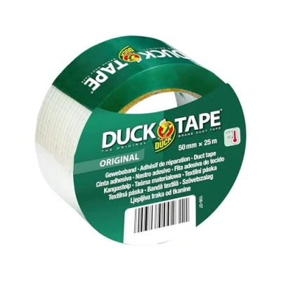 Afbeelding van Duck textieltape 50 mm x 25 m transparant