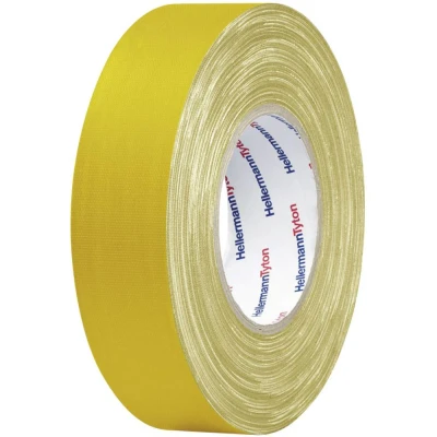 Afbeelding van HellermannTyton HTAPE Tex YE 19X10 712 00202 Textieltape HelaTape Geel (l x b) 10 m 19 mm 1 stuk(s)